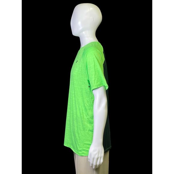 Russell Training Fit Dri-Power 360 Lime Green Athletic Shirt Men's Size Large - Picture 3 of 9
